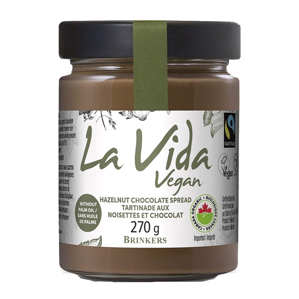 La Vida Vegan Hazelnut Chocolate Spread 270g – Likecanada