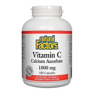 Natural Factors Vitamin C Calcium Ascorbate 1000mg 180 Capsules