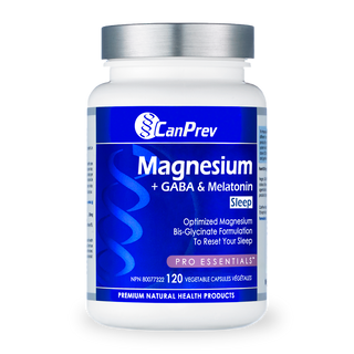 CanPrev Magnesium + GABA & Melatonin 120 Veggie Caps