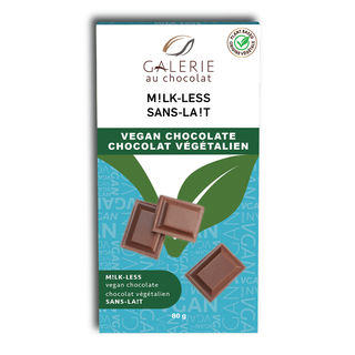 Galerie Au Chocolat Vegan Chocolate Bar Milk-Less 80g