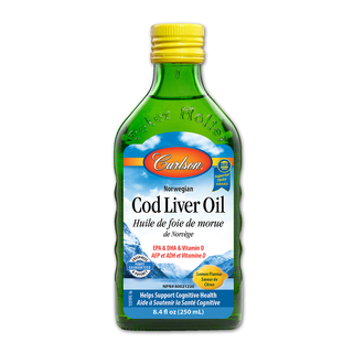 Carlson Cod Liver Oil Lemon 250mL