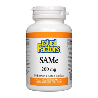 Natural Factors SAMe 200mg 30 Tablets