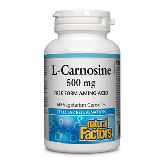 Natural Factors L-Carnosine 500mg 60 Veggie Caps