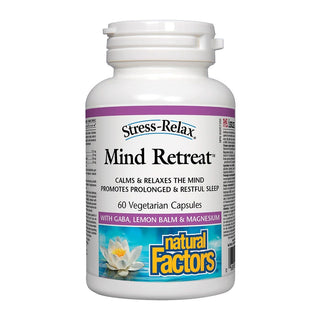 Natural Factors Stress-Relax Mind Retreat 60 Veggie Caps