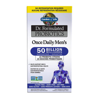 Garden of Life Dr. Formulated Probiotics Once Daily Men’s 50 Billion CFU Shelf Stable 30 Veggie Caps