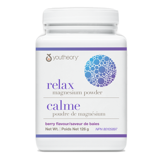 YouTheory Relax Magnesium Powder Berry 126g