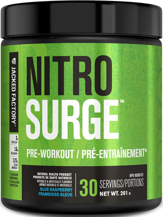 Jacked Factory Nitrosurge Blue Raspberry 30 Servings