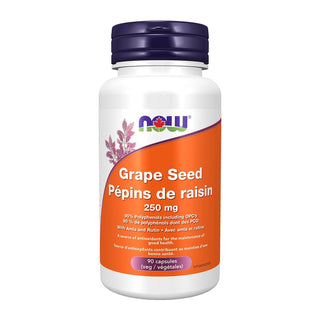 NOW Grape Seed Extract 250mg 90 Veggie Caps