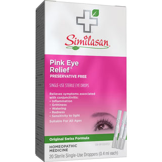 Similasan Pink Eye Relief Monodose, 20 Count 4ml.