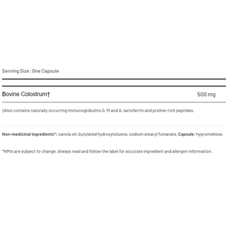 AOR All Life Colostrum 500mg 120 Capsules