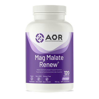 AOR Mag Malate Renew 120 Capsules