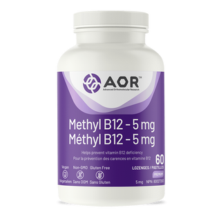 AOR Methyl B12 5mg 60 Lozenges