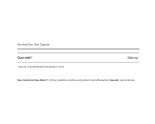 AOR Quercetin 500mg 100 Capsules