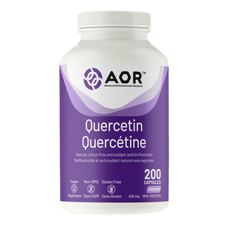AOR Quercetin 500mg 200 Capsules