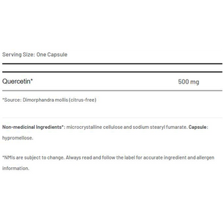 AOR Quercetin 500mg 200 Capsules