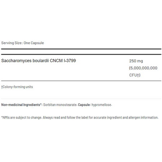 AOR Saccharomyces Boulardii 250mg 90 Capsules