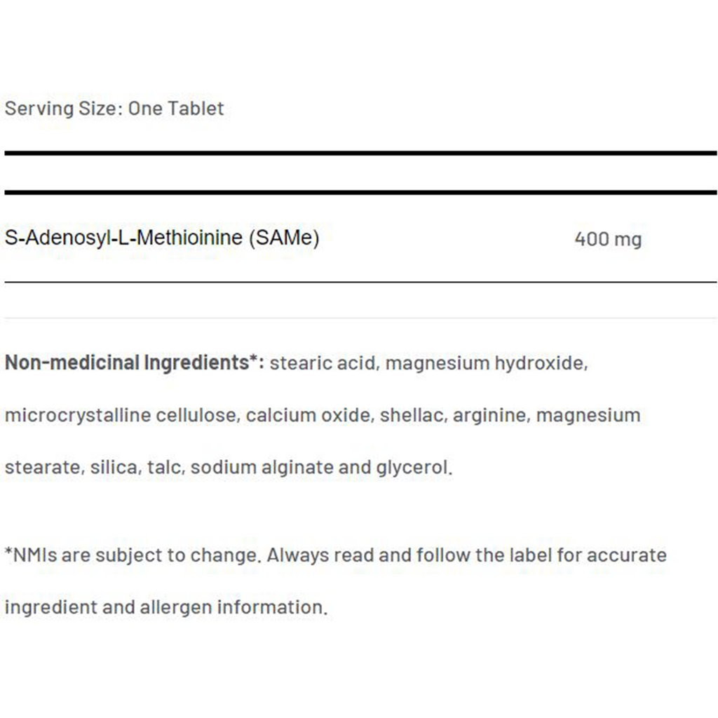 AOR SAMe 400 400mg 30 Tablets – Likecanada