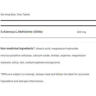 AOR SAMe 400 400mg 60 Tablets
