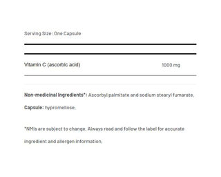 AOR Vitamin C 1000mg 100 Capsules