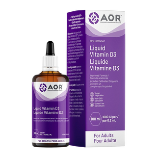 AOR Vitamin D3 Liquid (Adult) 1000IU 100mL