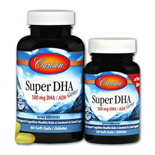 Carlson Super DHA Gems 60+20 Softgels