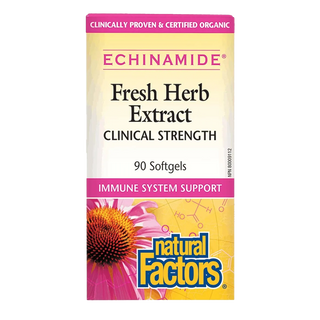 Natural Factors Echinamide Fresh Herb Extract Clinical Strength 90 Softgels
