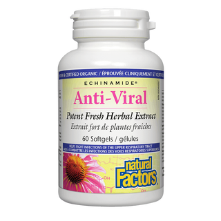 Natural Factors Echinamide Anti-Viral Potent Fresh Herbal Extract 60 Softgels