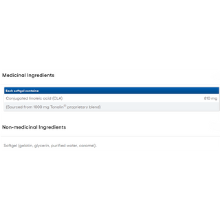 Natural Factors CLA Tonalin The Slim Factor 1000mg 120 Softgels