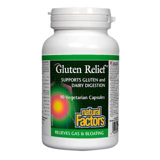 Natural Factors Gluten Relief 90 Veggie Caps