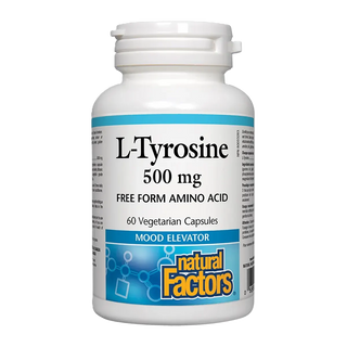 Natural Factors L-Tyrosine 500mg 60 Veggie Caps