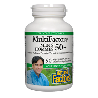 Natural Factors Multi Factors Men's 50+ 90 Veggie Caps