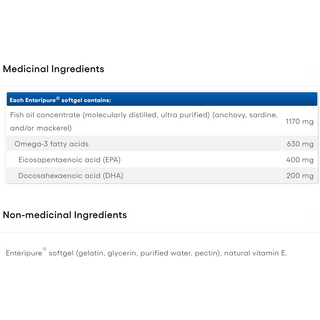 Natural Factors Rx Omega-3 Extra Strength 600mg 60 Softgels