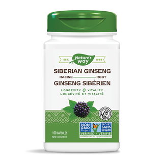 Nature's Way Siberian Ginseng 100 Capsules