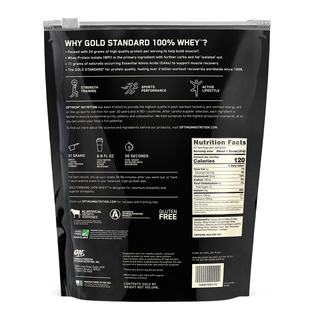 Optimum Nutrition 100% Gold Standard Whey Bag Vanilla Ice Cream 1.5lbs