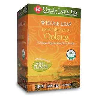 Uncle Lee's Whole Leaf Oolong Tea Organic 18 Tea Bags