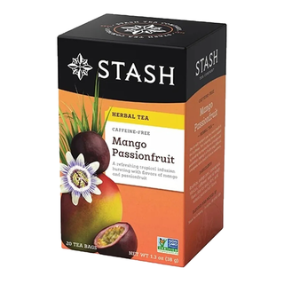 Stash Herbal Tea Mango Passionfruit Caffeine Free 20 Tea Bags