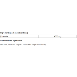 Now Chlorella 1000mg 120 Tablets