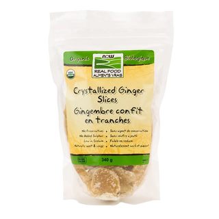 Now Organic Crystallized Ginger 340g