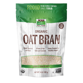 Now Organic Oat Bran 397g