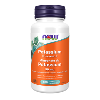 NOW Potassium Gluconate 99mg 100 Tablets