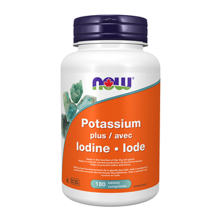 NOW Potassium with Iodine 180 Tablets