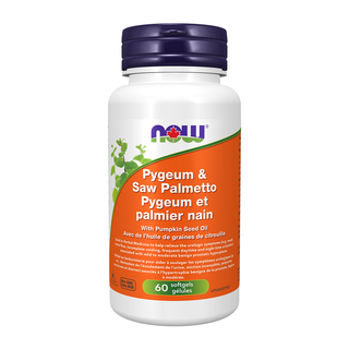 NOW Pygeum & Saw Palmetto 60 Softgels