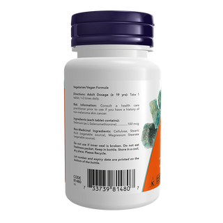 Now Selenium 100mcg 250 Tablets