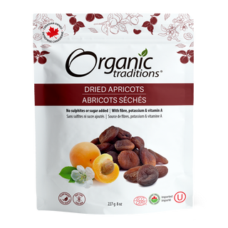Organic Traditions Dried Apricots 227g