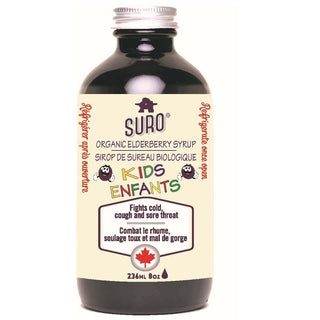 Suro Organic Elderberry Syrup Kids 236mL