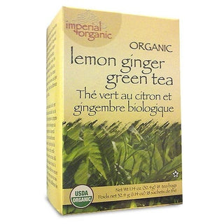Uncle Lee's Green Tea Lemon Ginger Organic 18 Tea Bags
