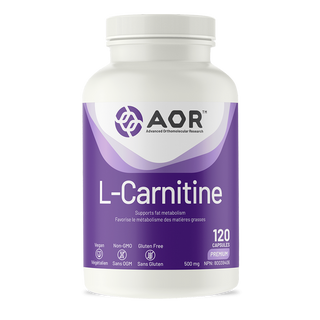 AOR L-Carnitine 500mg 120 Veggie Caps