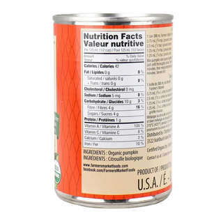Farmer's Market Organic Pumpkin Puree 398mL
