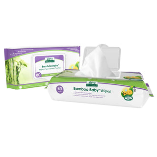 Aleva Naturals Bamboo Baby Wipes 80 Packs