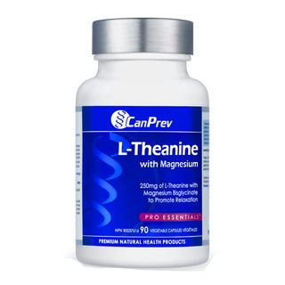 CanPrev L-Theanine With Magnesium 90 Veggie Caps